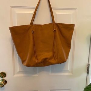 HOBO Tan Leather Tote Bag